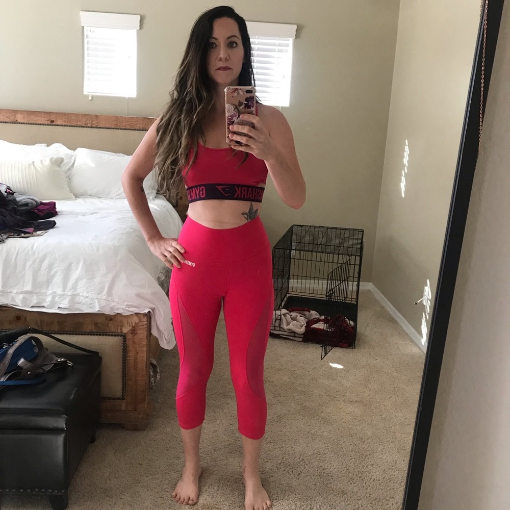 Capris high waisted cropped